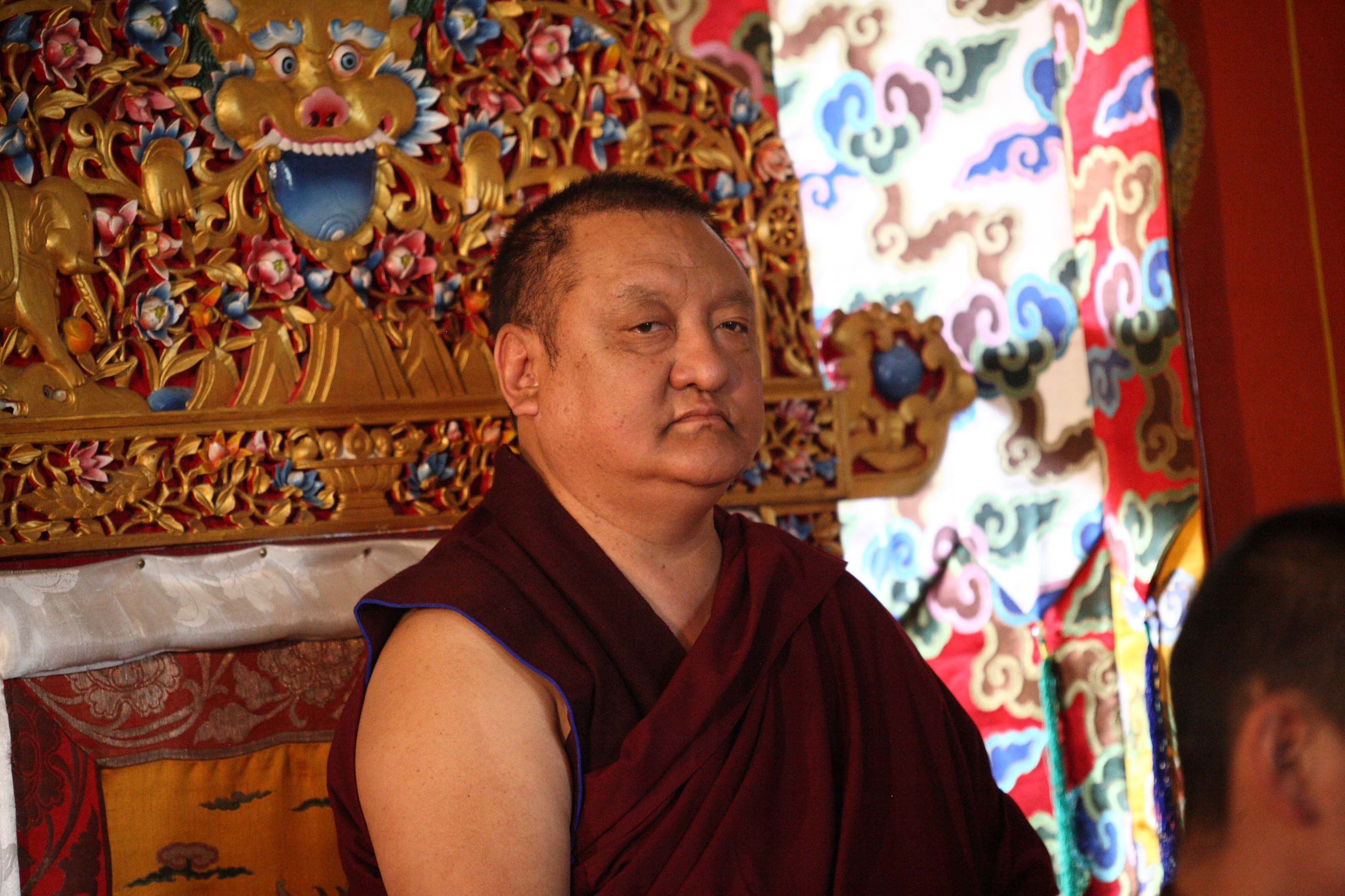 HH 14. Shamar Rinpoche - Mipham Chokyi Lodro  - Kagyu Moenlam 2010 Bodhgaya - fotocredits/copyright: Carolin Capellaro